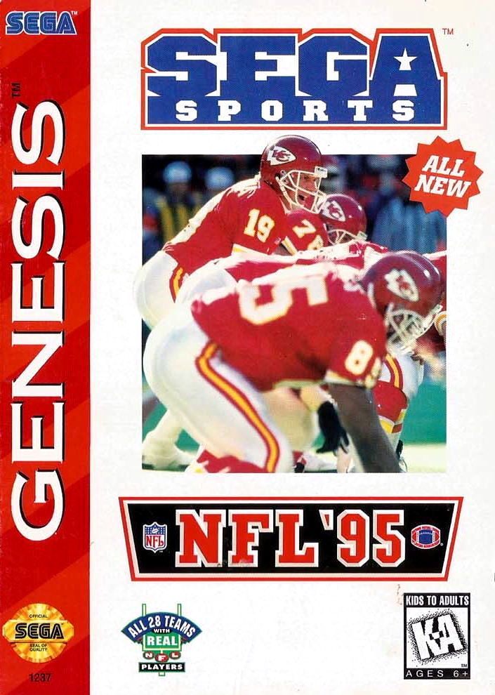 NFL '95 - Sega Genesis