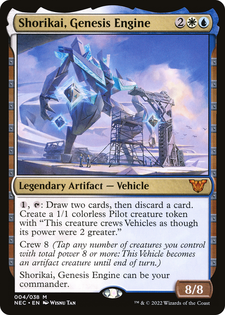 Shorikai, Genesis Engine (NEC-004) - Neon Dynasty Commander Foil