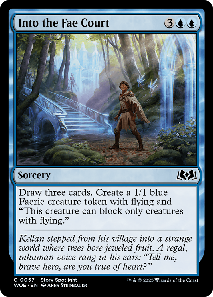 Into the Fae Court (WOE-057) - Wilds of Eldraine Foil