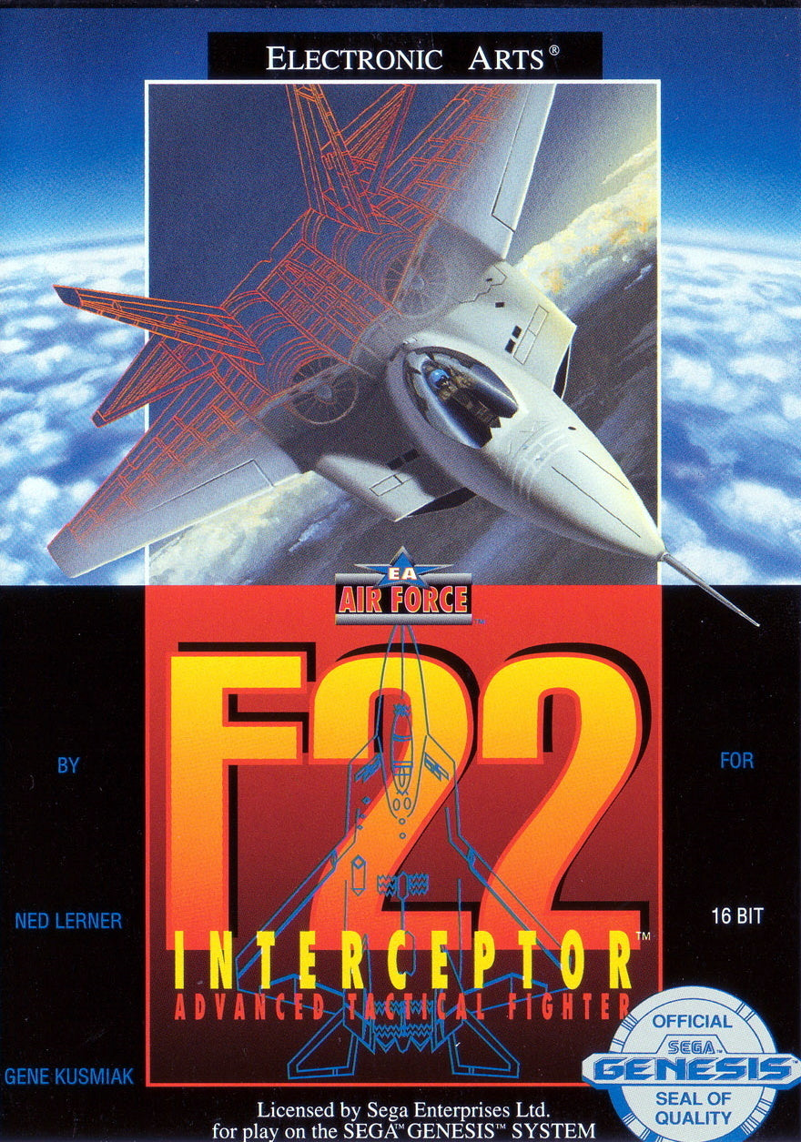 F-22 Interceptor - Sega Genesis