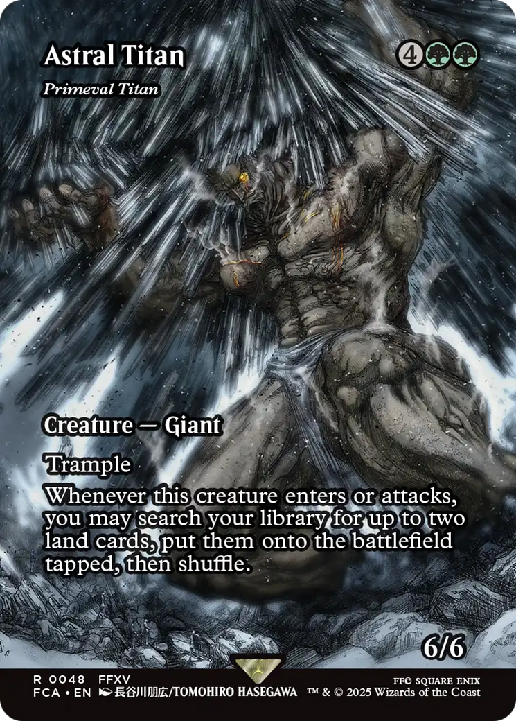 Primeval Titan (FCA-048) - FINAL FANTASY: Through the Ages / Astral Titan (Borderless)