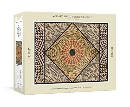 Mosaic Mind Bender 500-Piece Puzzle: An Ancient Roman Mosaic Jigsaw Puzzle & Mini-Poster