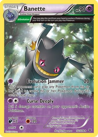 Banette (32 Delta) 032  - Reverse Holofoil XY  Roaring Skies - Rare