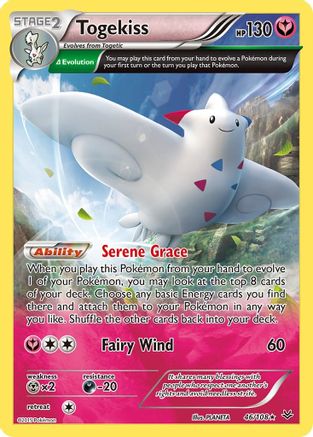 Togekiss (46 Delta) 046  - Reverse Holofoil XY  Roaring Skies - Holo Rare