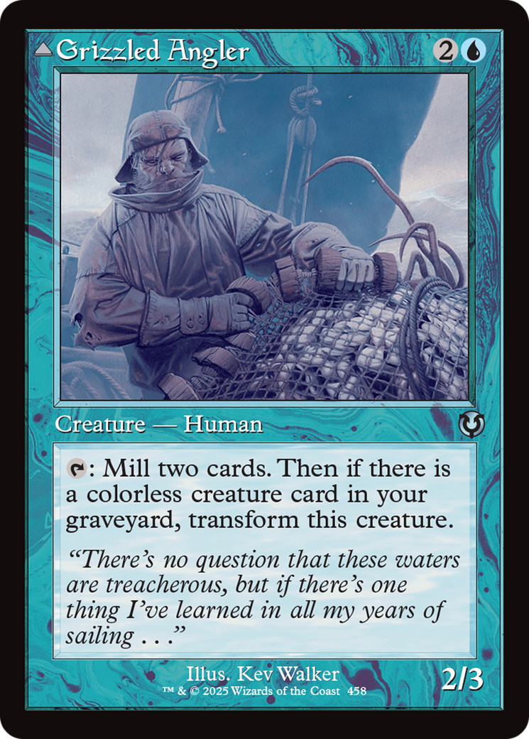 Grizzled Angler (Retro Frame) (INR-458) - Innistrad Remastered Foil