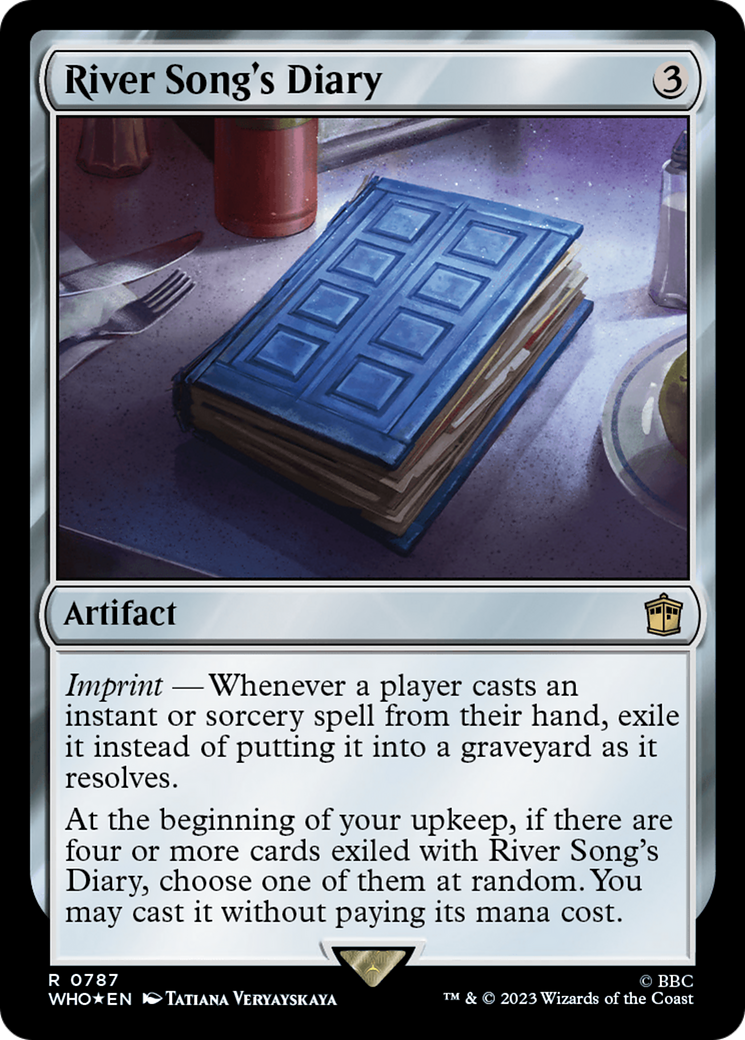 River Song's Diary (WHO-787) - Doctor Who Foil