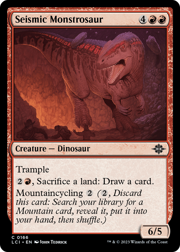 Seismic Monstrosaur (LCI-166) - The Lost Caverns of Ixalan