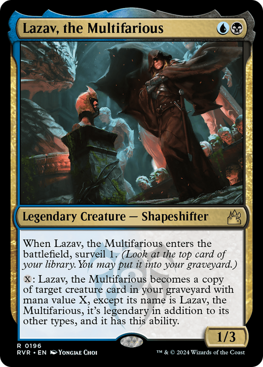 Lazav, the Multifarious (RVR-196) - Ravnica Remastered Foil