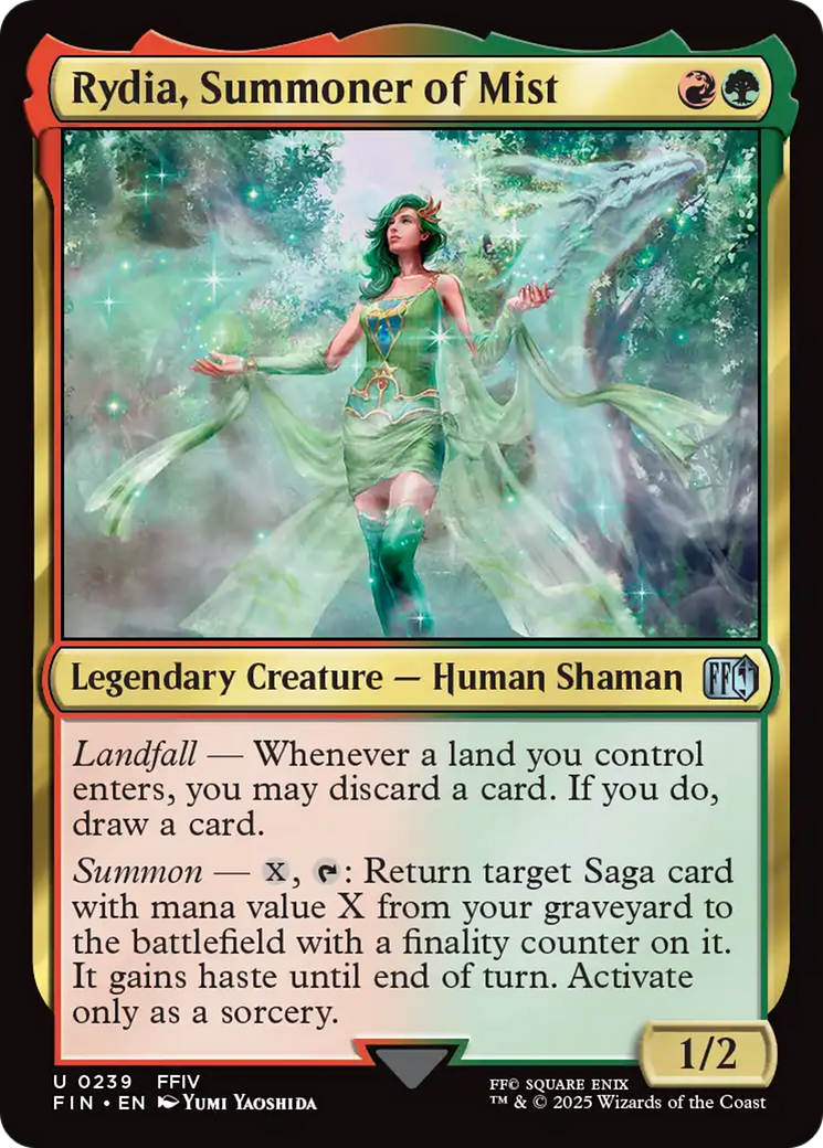 Rydia, Summoner of Mist (FIN-239) - FINAL FANTASY Foil