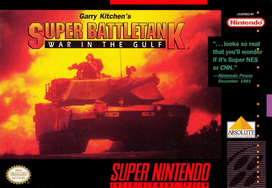 Super Battletank: War in the Gulf - Super Nintendo (SNES)