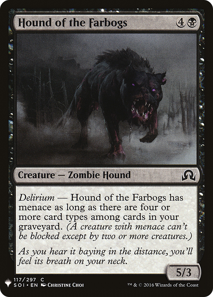 Hound of the Farbogs (LIST-117) - The List