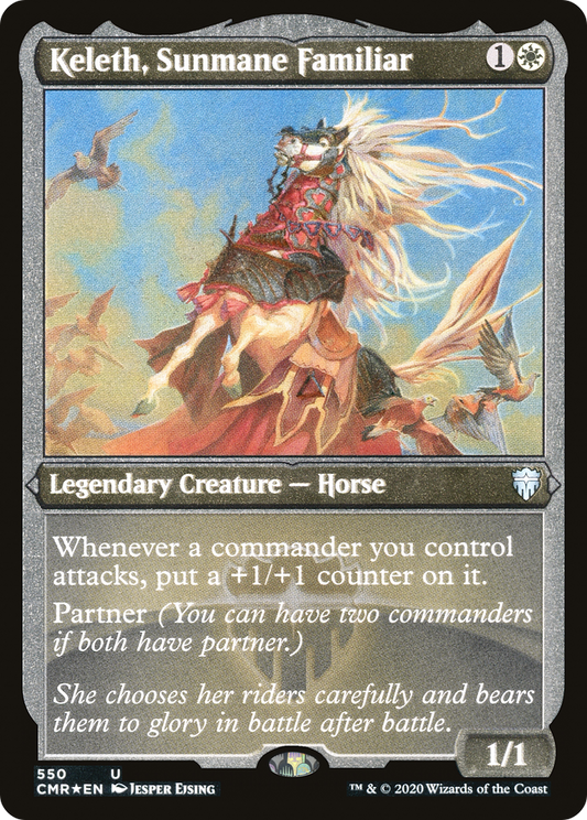 Keleth, Sunmane Familiar (CMR-550) - Commander Legends Foil
