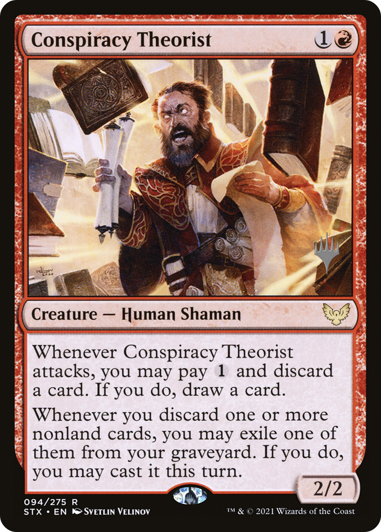 Conspiracy Theorist (PPSTX-094) - Strixhaven: School of Mages Promos Foil