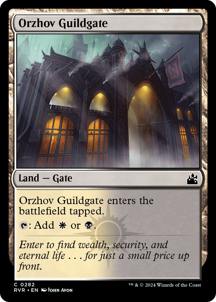 Orzhov Guildgate (RVR-282) - Ravnica Remastered