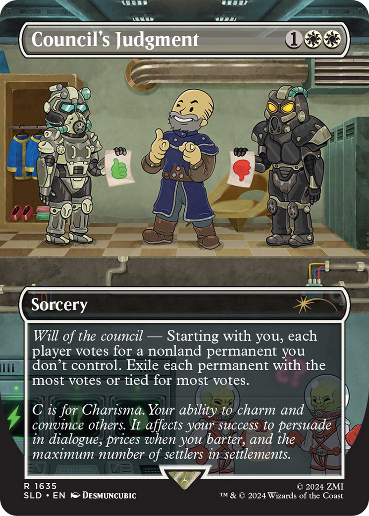 Council's Judgment (1635) (SLD-1635) - Secret Lair Drop (Borderless)