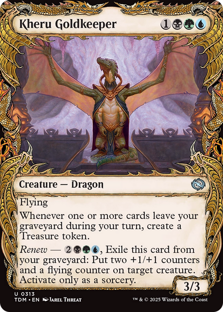 Kheru Goldkeeper (TDM-313) - Tarkir: Dragonstorm: (Showcase)