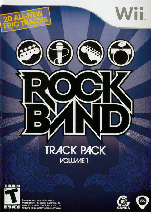 Rock Band Track Pack Volume 1 - Nintendo Wii
