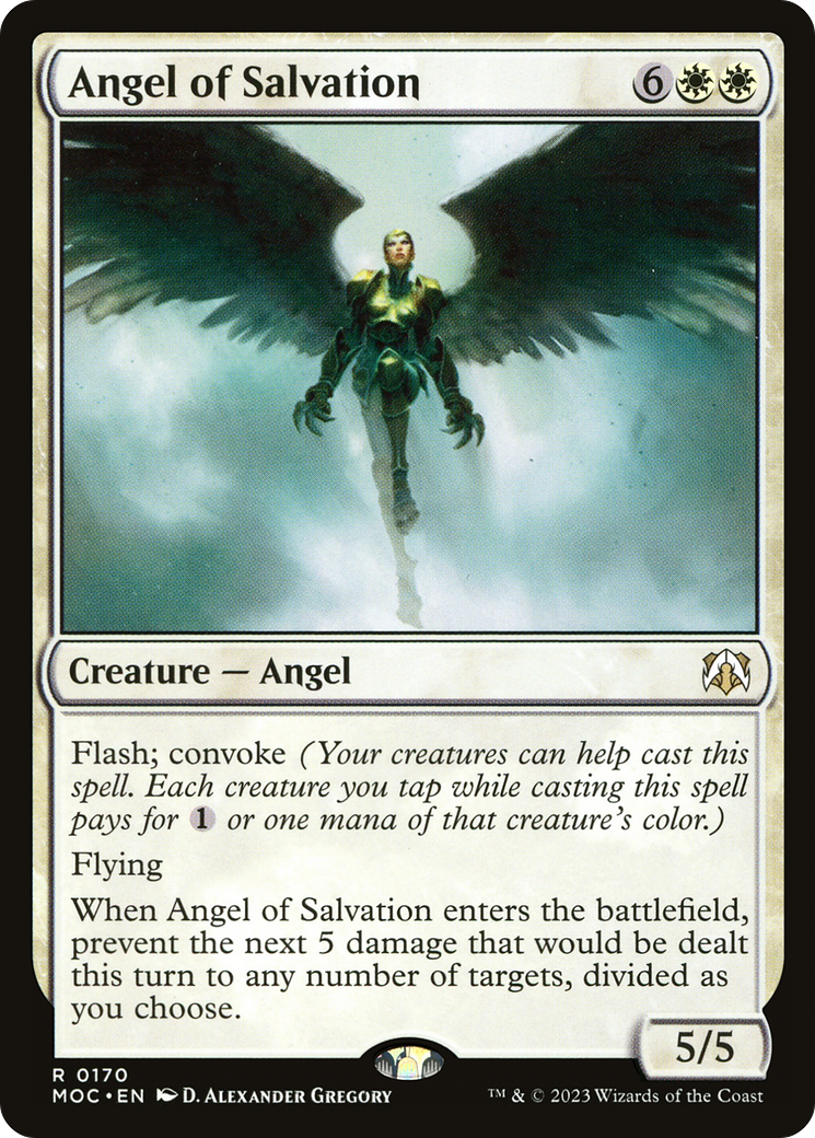 Angel of Salvation (MOC-170) - March of the Machine Commander