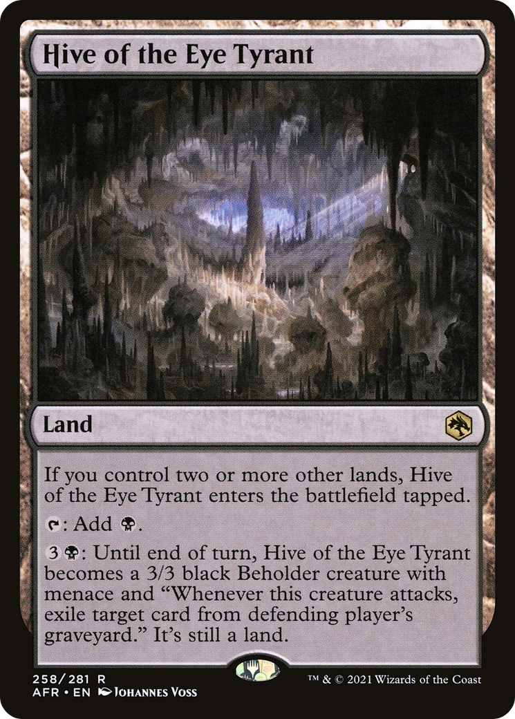 Hive of the Eye Tyrant (AFR-258) - Adventures in the Forgotten Realms Foil
