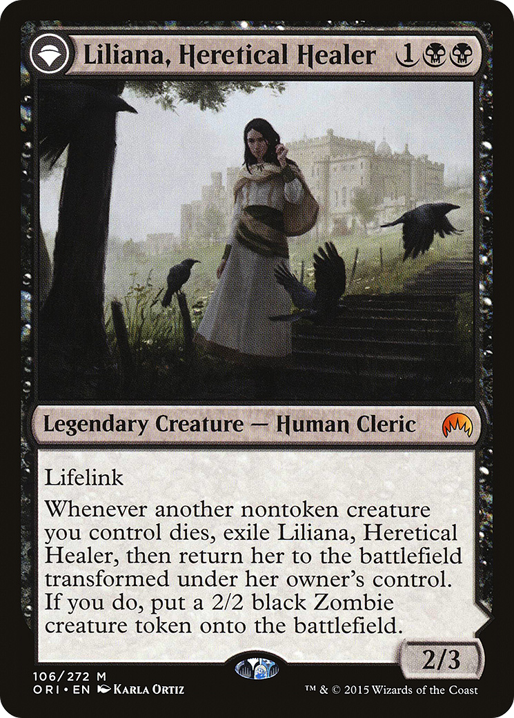 Liliana, Heretical Healer (ORI-106) - Magic Origins: (originpwdfc) Foil