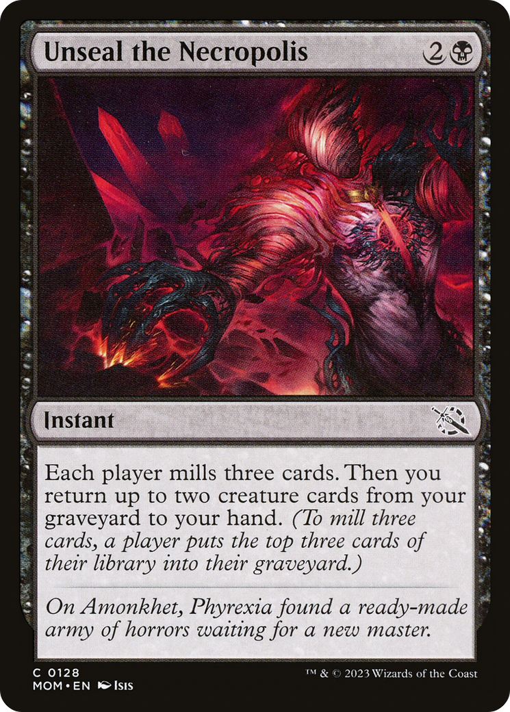 Unseal the Necropolis (MOM-128) - March of the Machine Foil