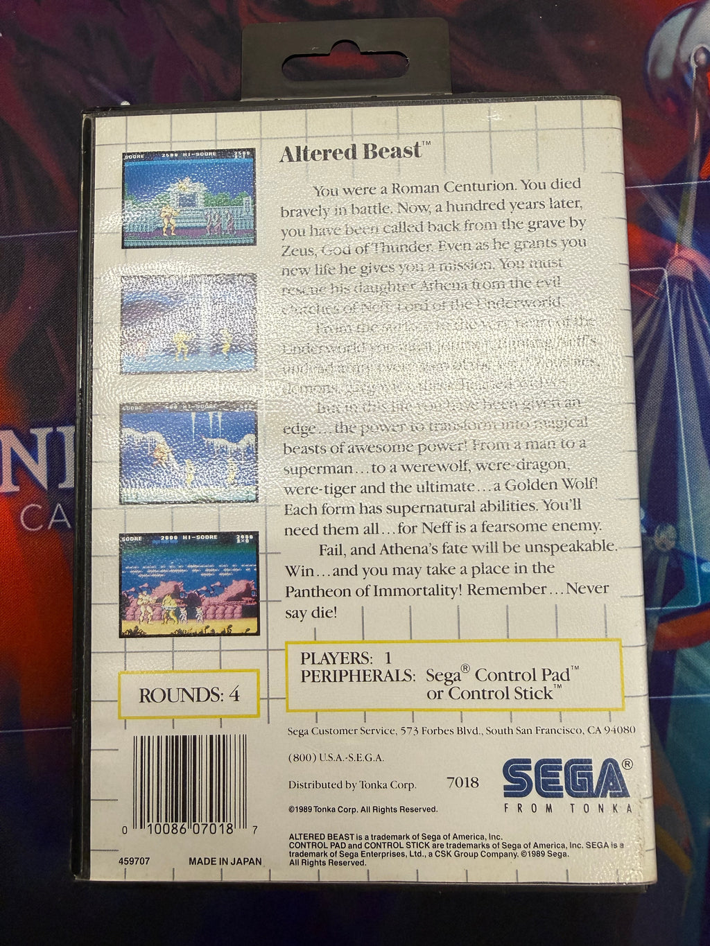 Altered Beast - Sega Master System