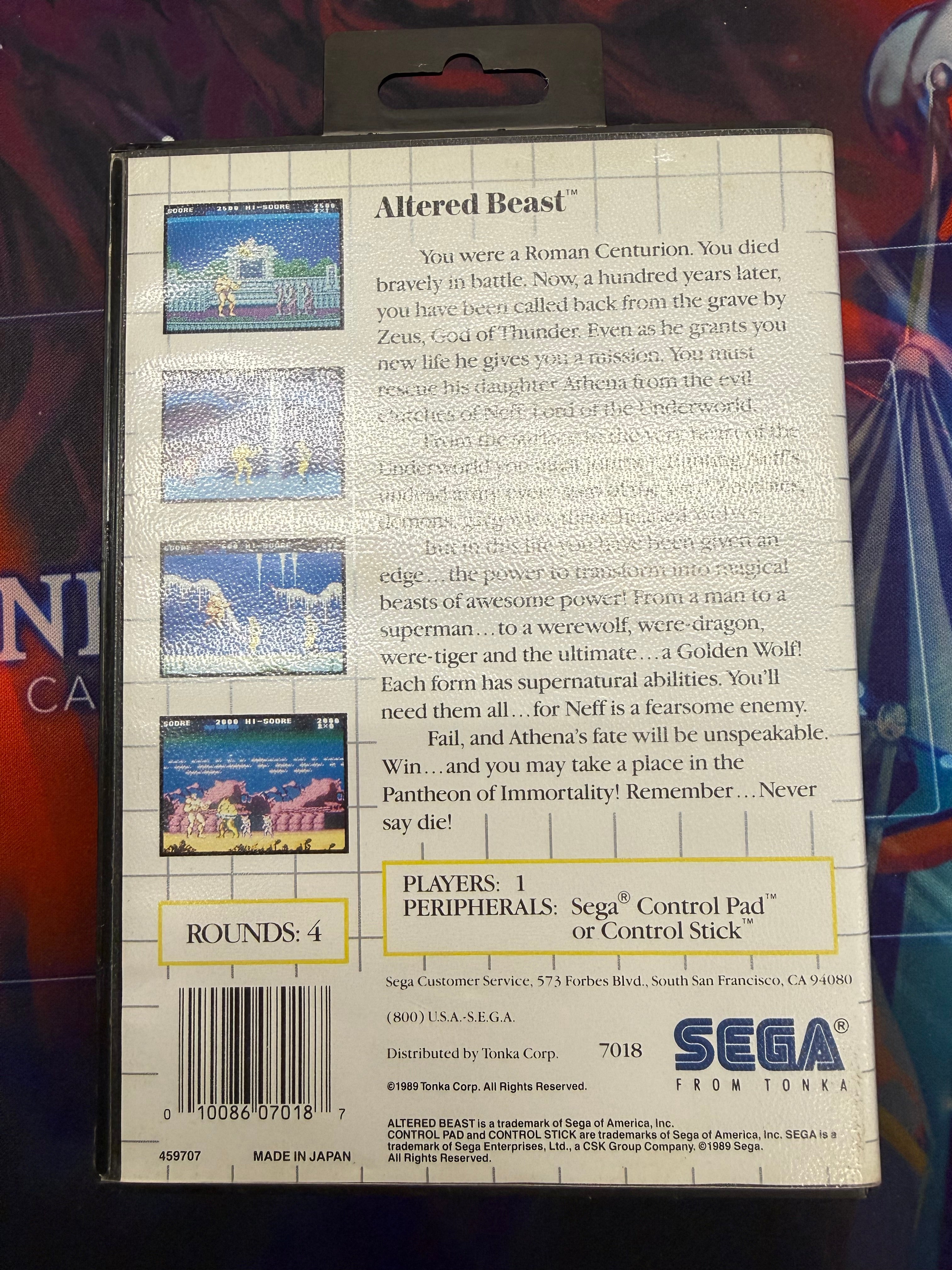 Altered Beast - Sega Master System