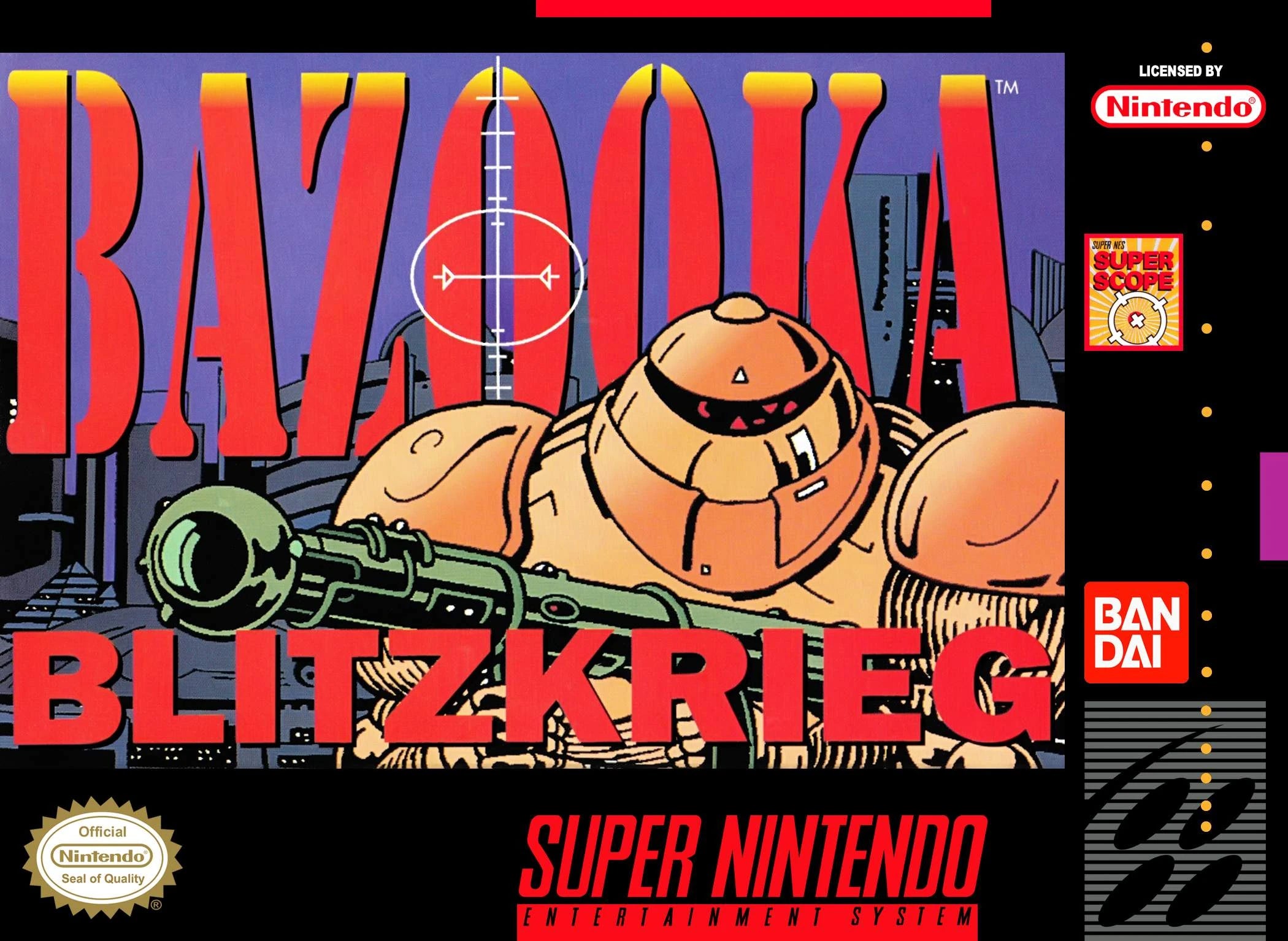 Bazooka Blitzkrieg - Super Nintendo (SNES)
