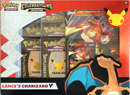 POKEMON CELEBRATIONS V BOX COLLECTION LANCE'S CHARIZARD V