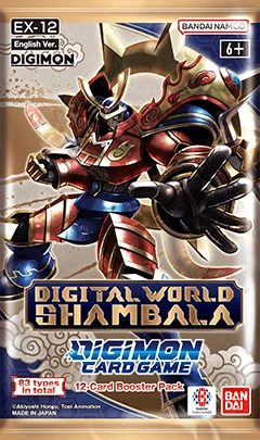 DIGIMON CG EX12 DIGITAL WORLD SHAMBALA EXTRA BOOSTER BOX PACK