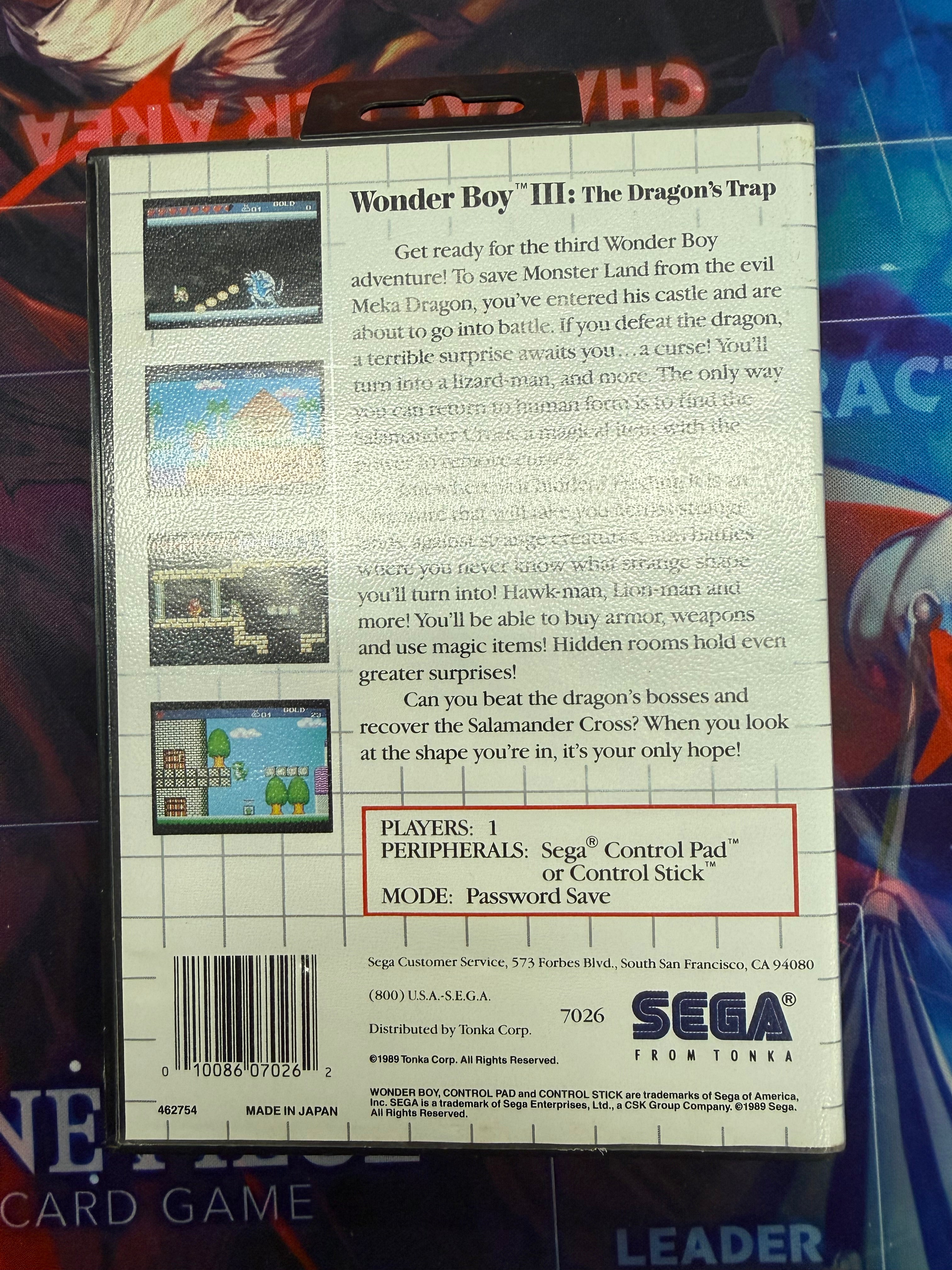 Wonder Boy III The Dragon's Trap - Sega Master System