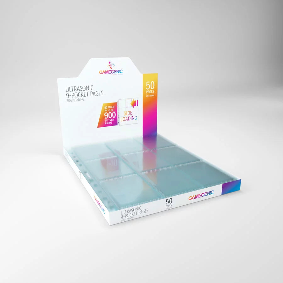 Pages: Ultrasonic Sideloading 9-pkt Display - Clear (50)