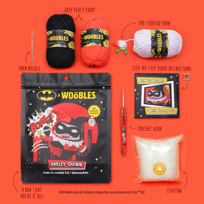 Harley Quinn™ Crochet Kit