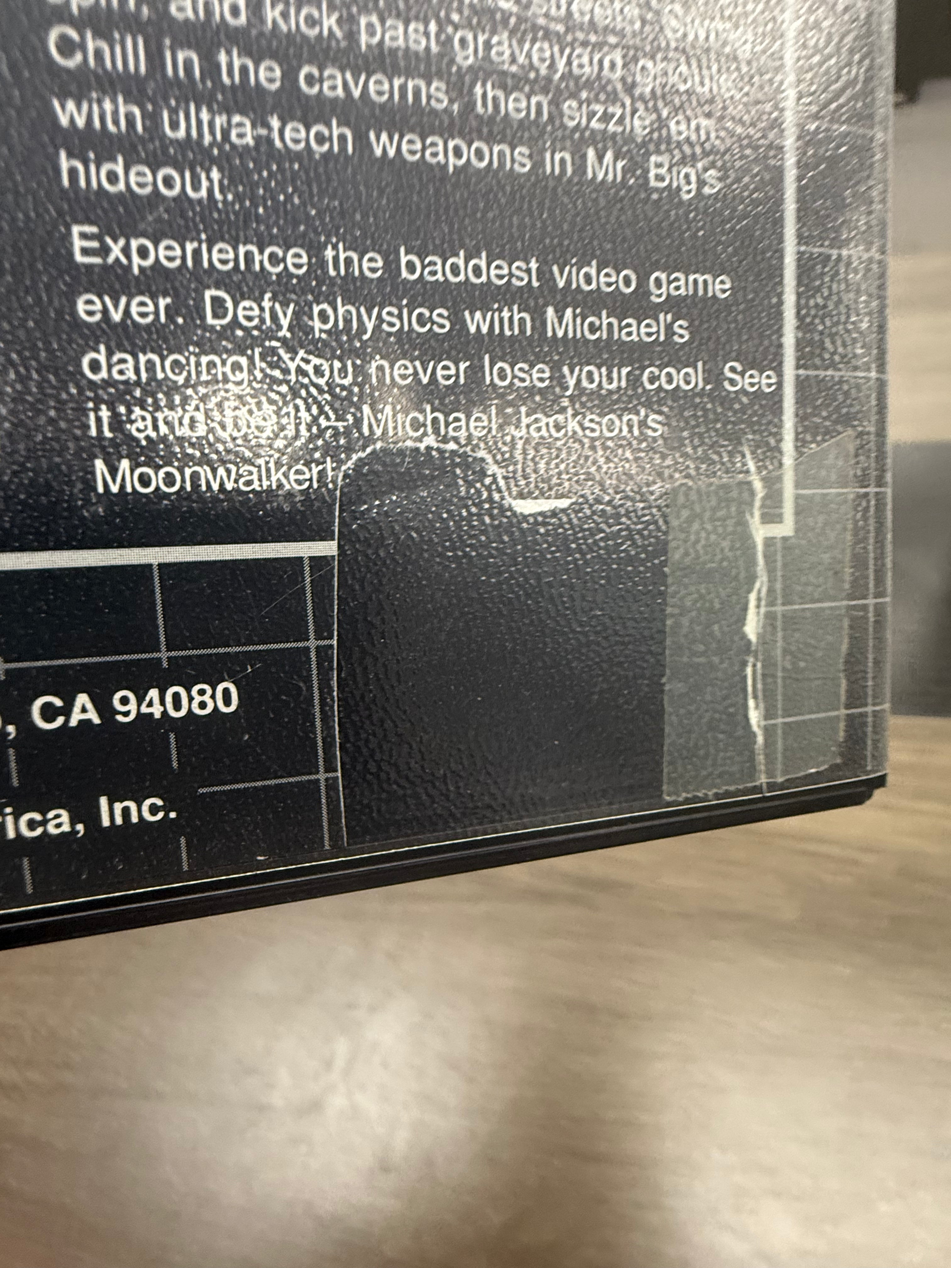 Michael Jackson’s Moonwalker - Sega Genesis