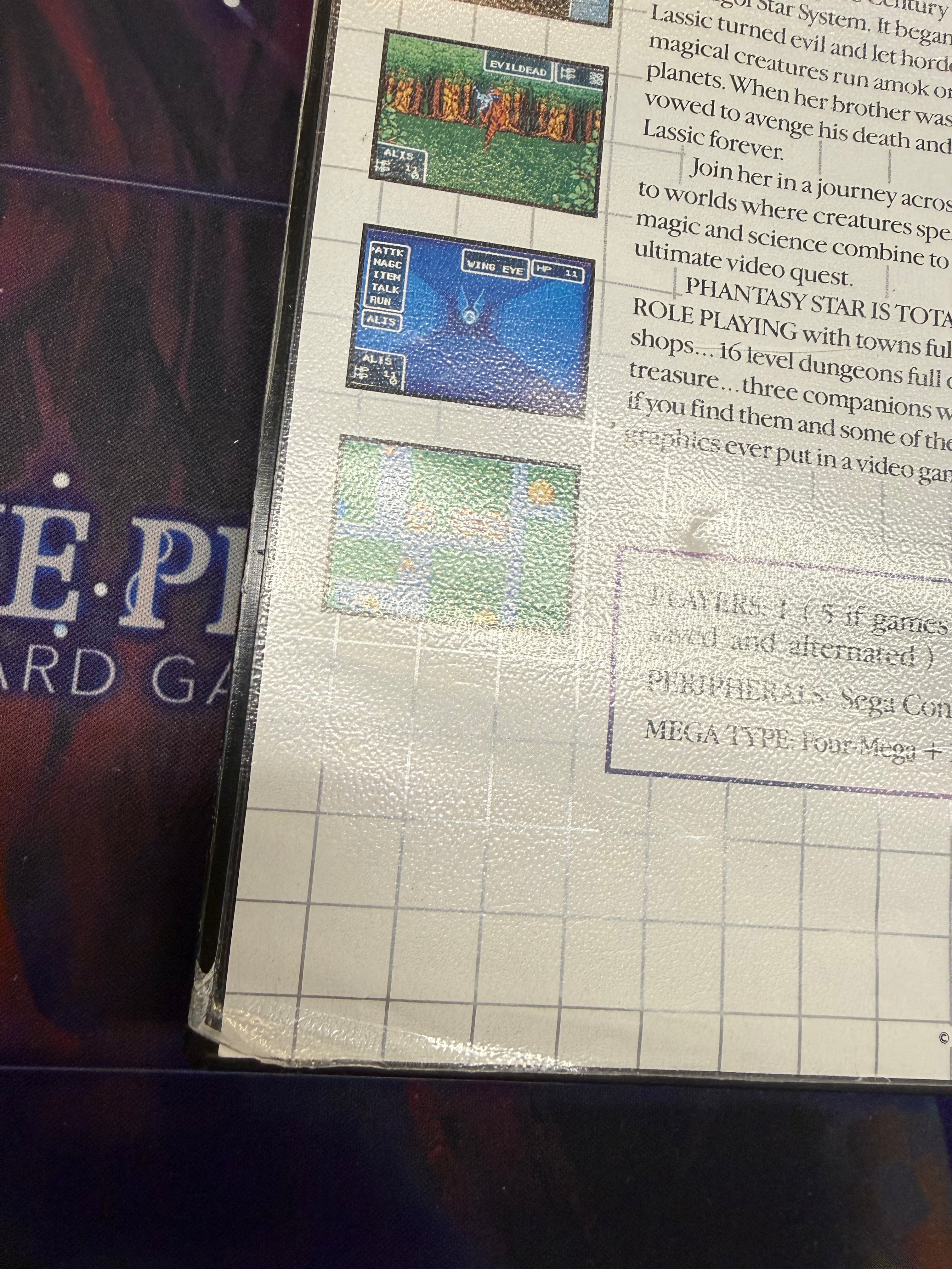 Phantasy Star - Sega Master System