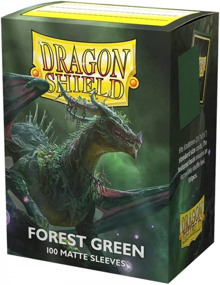 Dragon Shield Sleeves Matte Forrest Green 100ct