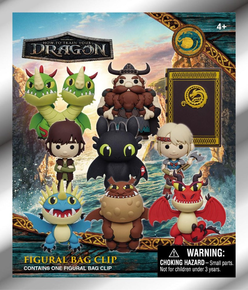 How To Train Your Dragon Random 3D Foam Bag Clips
