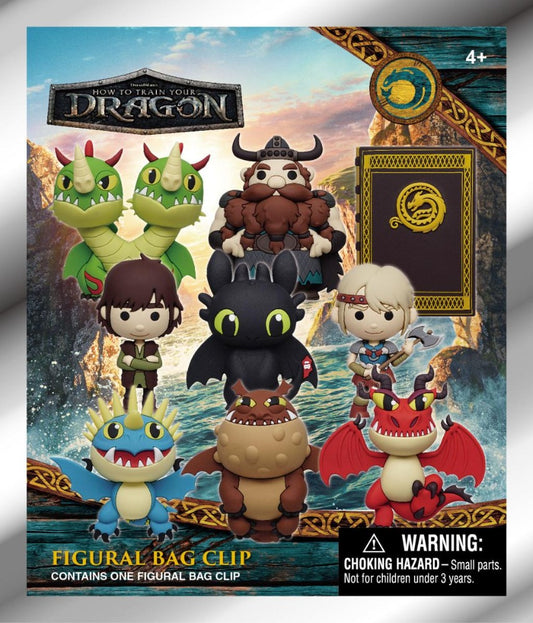 How To Train Your Dragon Random 3D Foam Bag Clips