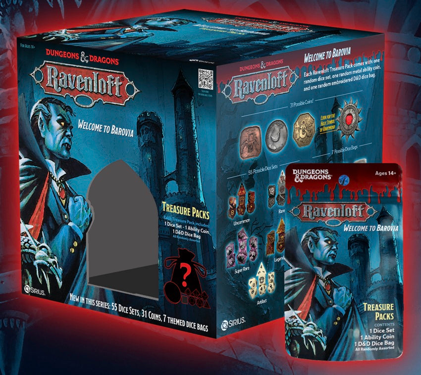 DND RAVENLOFT: CASTLE RAVENLOFT TREASURE PACKS (1)