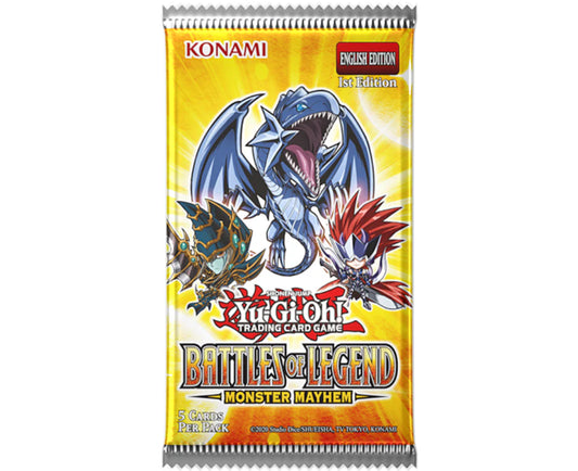 YGO BATTLES OF LEGEND MONSTER MAYHEM BOOSTER PACK