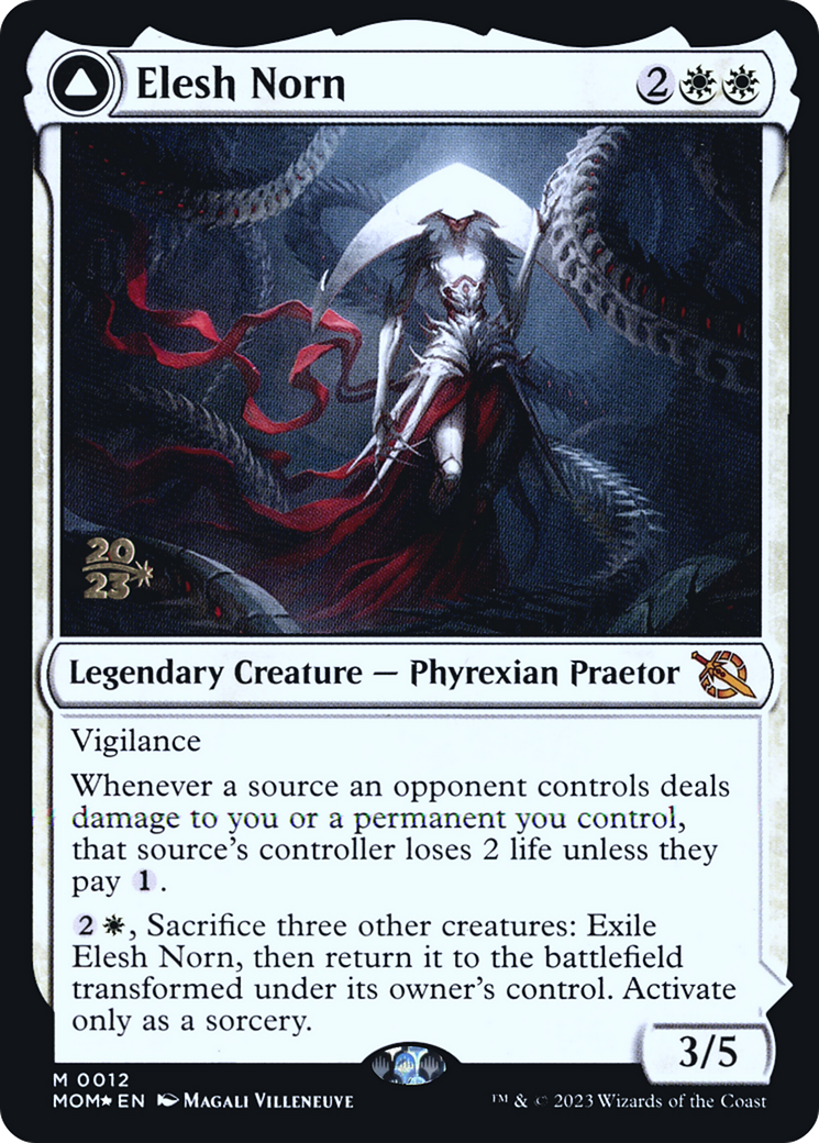 Elesh Norn (PRE-012) - March of the Machine Promos Foil