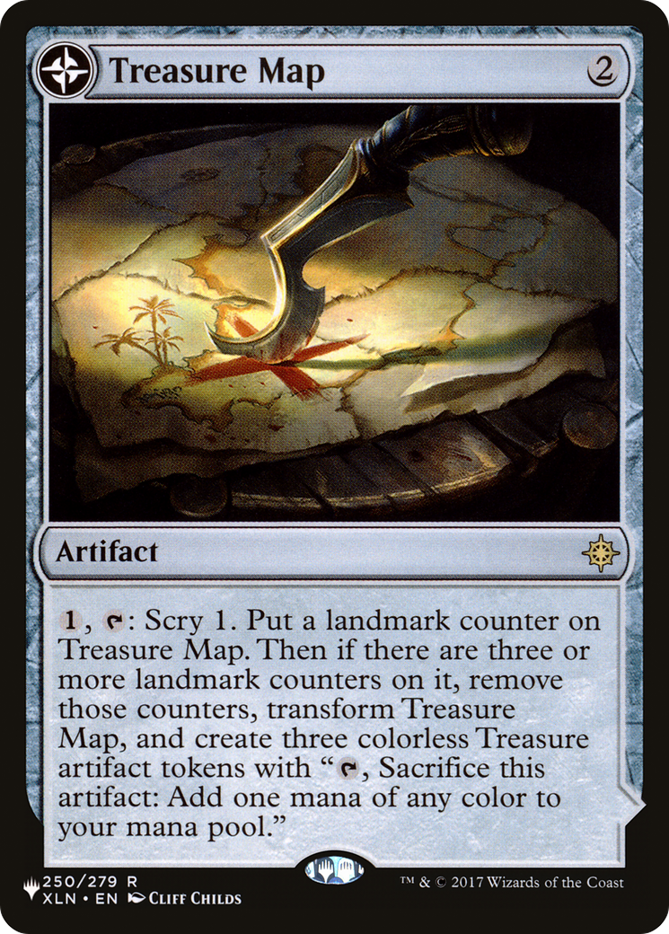 Treasure Map (LIST-250) - The List: (compasslanddfc)