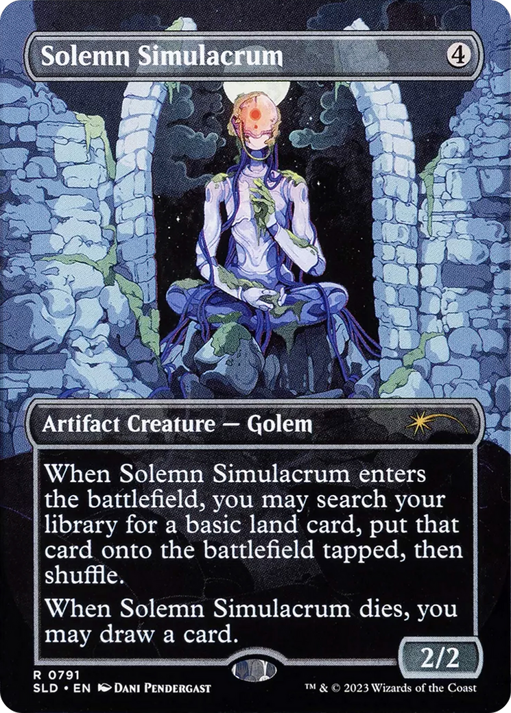 Solemn Simulacrum (0791) (SLD-791) - Secret Lair Drop (Borderless)