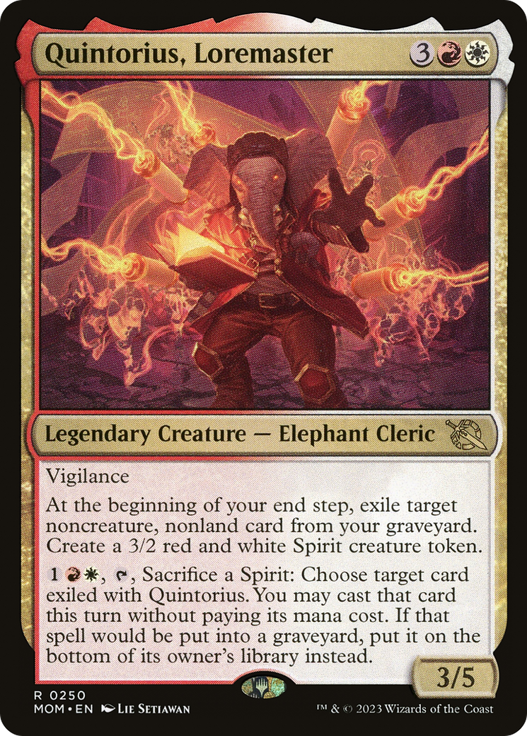 Quintorius, Loremaster (MOM-250) - March of the Machine