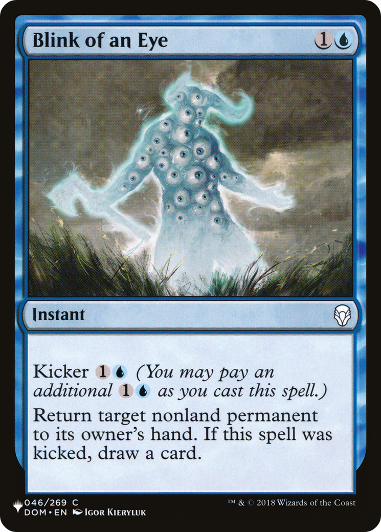 Blink of an Eye (LIST-046/269) - The List