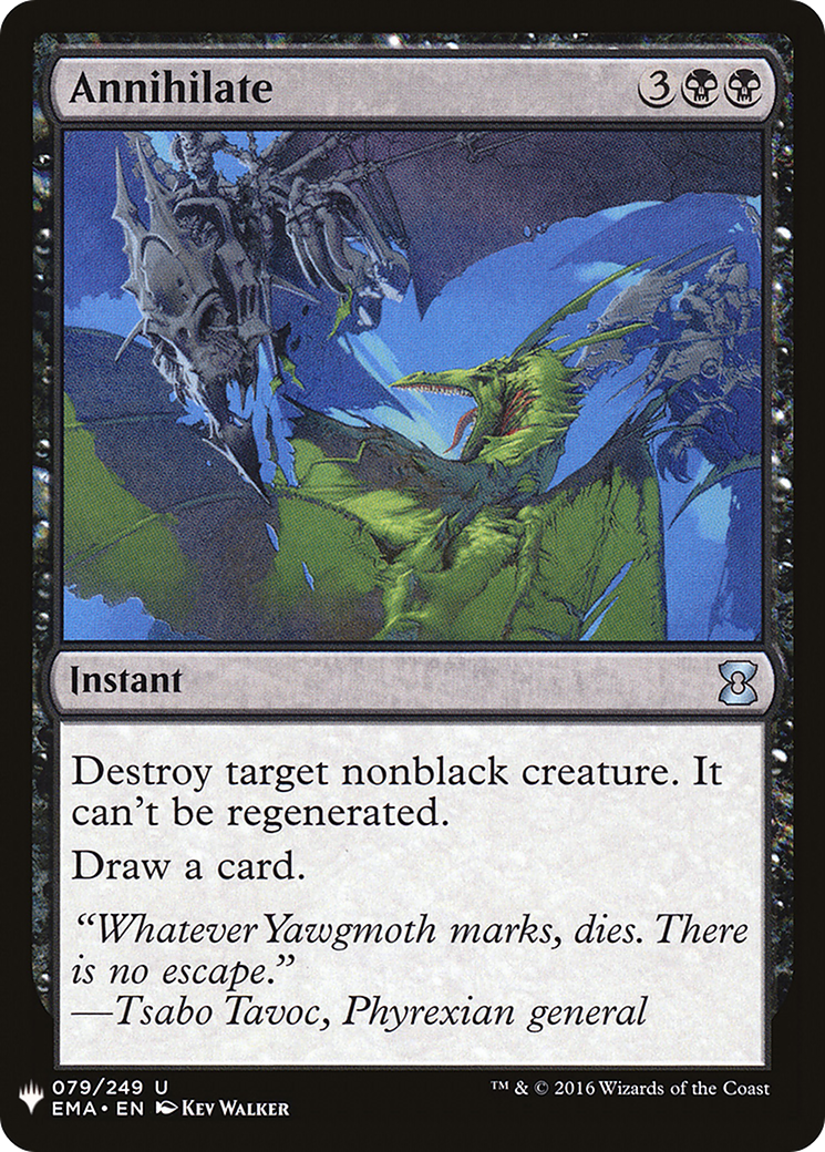 Annihilate (LIST-079) - The List
