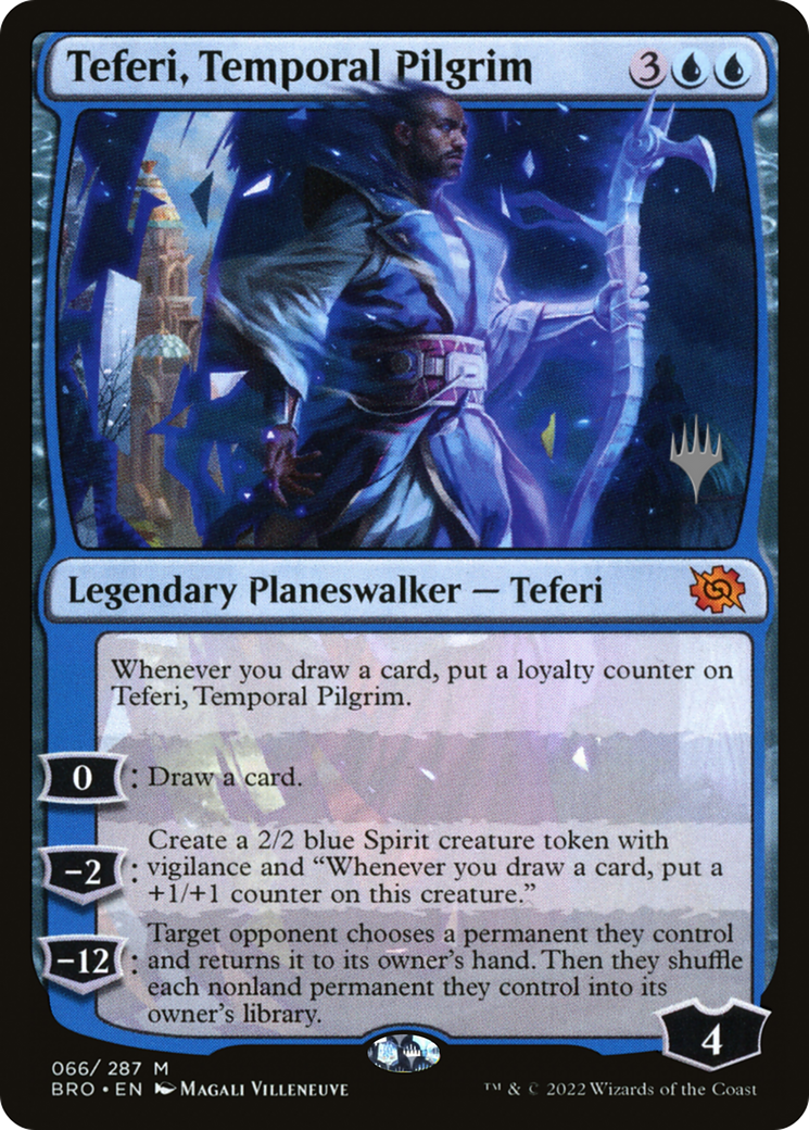 Teferi, Temporal Pilgrim (PPBRO-066) - The Brothers' War Promos Foil