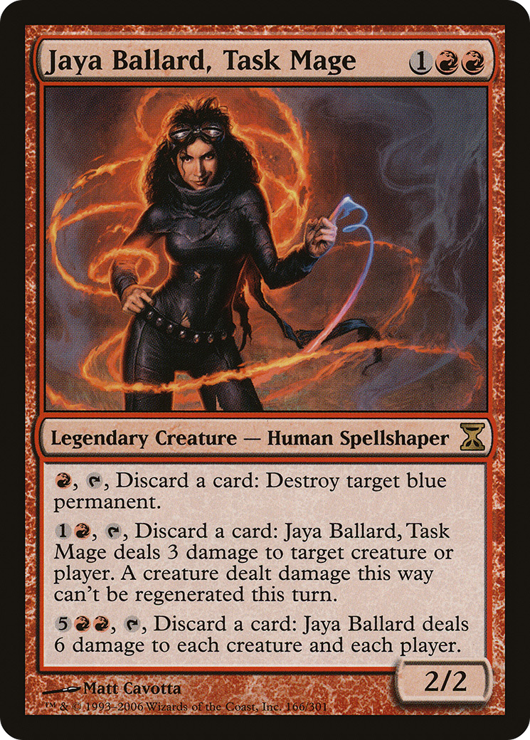 Jaya Ballard, Task Mage (TSP-166) - Time Spiral Foil