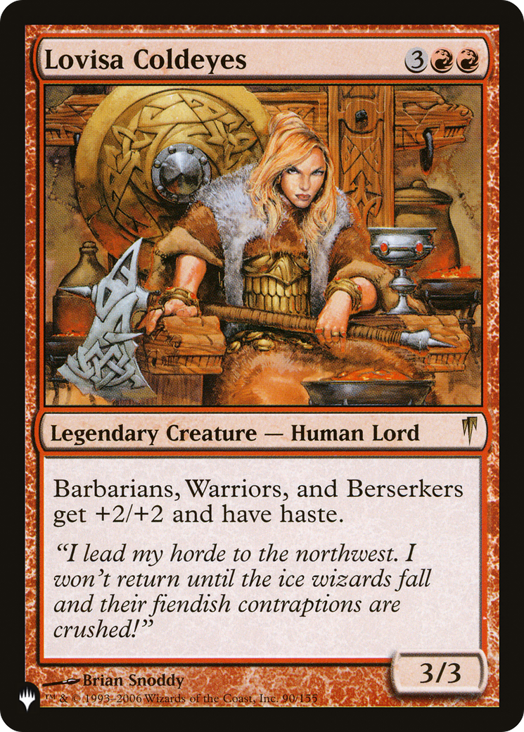 Lovisa Coldeyes (LIST-90/155) - The List