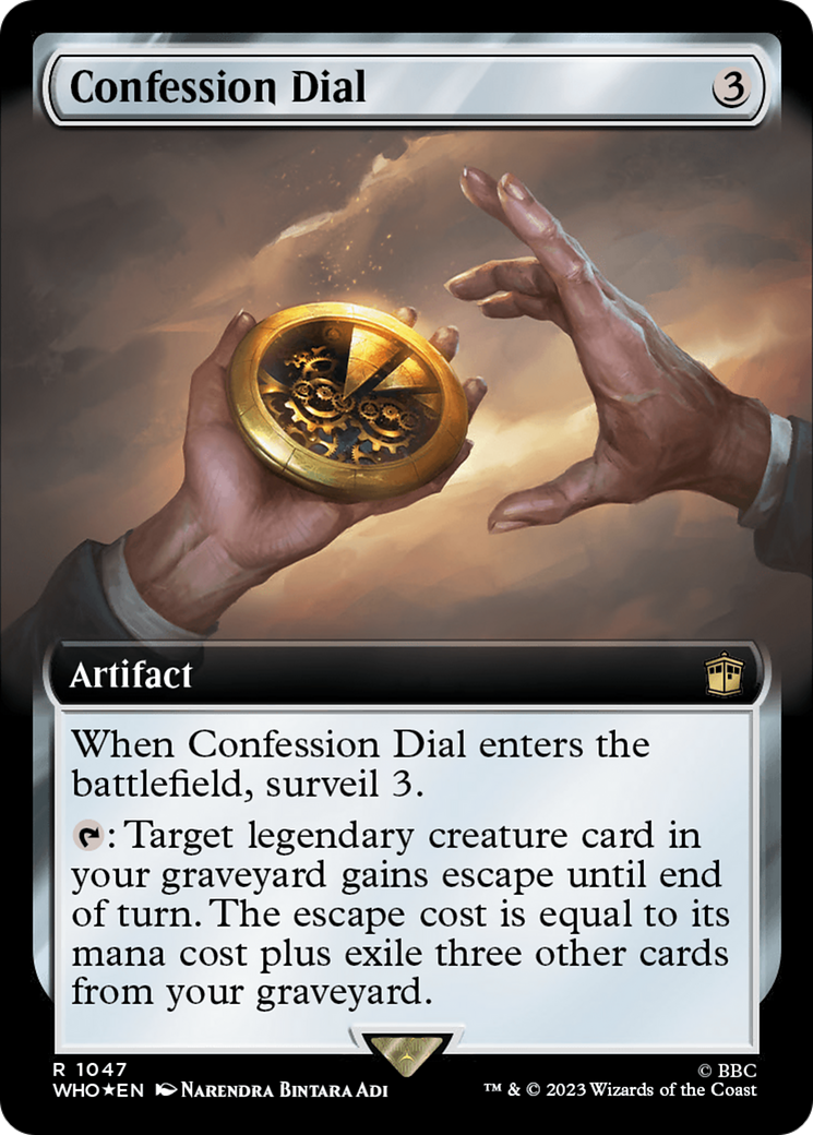 Confession Dial (WHO-1047) - Doctor Who: (Extended Art) Foil